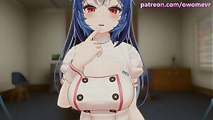 Horny Nurse takes care of you -  vrchat erp (lewd pov roleplay) - teaser