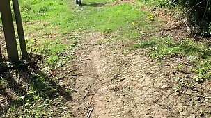 Anal on a Dog Walk