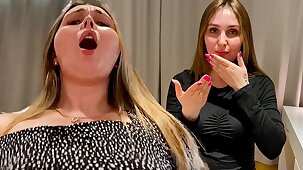 The stepmother says to her stepson: -Your penis has grown! "Hot stepmom decided to help her stepson cum."